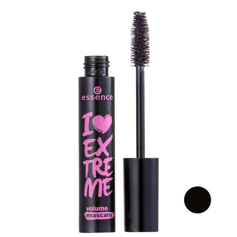 ریمل حجم‌دهنده مشکی اسنس مدل I Love Extreme Volume | حجم ۴.۷ میلی‌لیتر با فرچه نرم