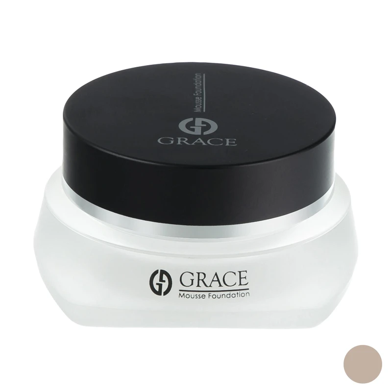 کرم پودر فشرده (موس) گریس شماره 604 مناسب برای خانم ها